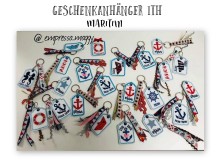 Stickserie - ITH Geschenkanhänger Maritim